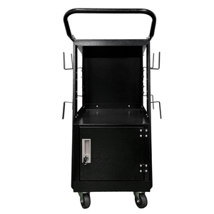 Chariot de soudage OEM personnalisé à 3 niveaux, coffre à outils métallique avec porte verrouillable pour fournisseur de matériel d'atelier - Product Image 5