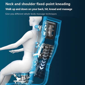 C0725 Neuer Shenzhen Factory Dual Function PU-Leder <span class=keywords><strong>massage</strong></span> stuhl Ganzkörper 8D Schwerelosigkeit Luxus Shiatsu - Product Image 5