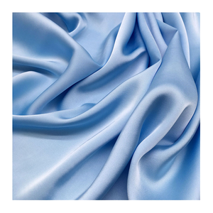 Vải Satin Polyester Co Giãn 100% Xuất Xưởng, Màu Đơn Giản, Giả Tơ, Dùng May Váy, Nhuộm Sọc Dọc, Giá Cả - Product Image 1