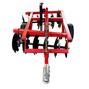 ATV-aanhanger schijveneg met gekartelde messen, 4 ft zware landbouwmachines voor grondbewerking - Product Image 3