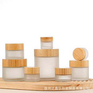 Botella de Vidrio para Perfume con Atomizador Fino de 20/30/50/100 ml, Tapa de Bambú, Frasco de Vidrio para Crema Facial y Capilar, Personalizable - Product Image 3