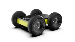 WD Universal Wheeled Robot Base Integrated Power Train with BMS Battery DC48V 2x400W Output Servo Motor & Brake <b>Parts</b> - Product Image 6