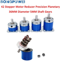 Reductor de Engranajes Planetarios para Motor PLC de 42 mm, Eje de Entrada de 5 mm, Apto para Nema17 (Venta al Por Mayor)