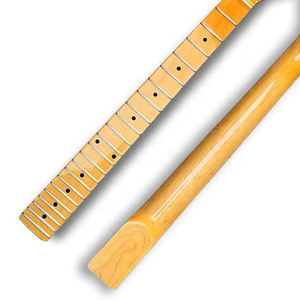Mástil de guitarra en oferta, 22 trastes, estilo vintage, de arce canadiense, para kits de guitarra. - Product Image 1