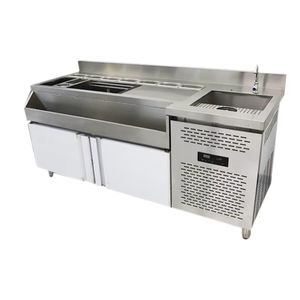 בר-נירוסטה ברמנית להתאמה אישית בר תחנת קוקטייל בר תחנה עם מקרר זר - Product Image 6