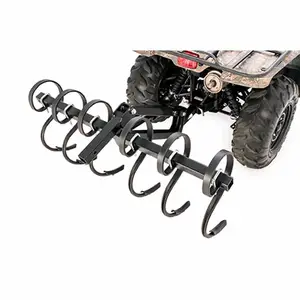 RCM ATV/UTV Field Cultivator Agricultural Grade S Tines Feature Reversible Sweeps Cultivador