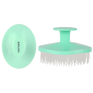 OEM Logo Scalp Exfoliating Hair Massage Brush Wood Nylon Metal <b>Plastic</b> Material for Home Use Shampoo & Hair Cleaning Brush - Product Image 1