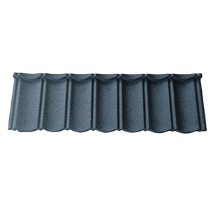 Factory Low Price Modern Design Bond Roof <strong>Tile</strong> Aluzinc Steel Sheet Blue Color Stone Coated Metal Roofing <strong>Tile</strong> - Product Image 2