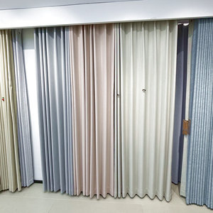 Rideaux occultants de haute qualité en tissu de <span class=keywords><strong>lin</strong></span> uni texturé, aspect <span class=keywords><strong>lin</strong></span>, qualité supérieure, pour fenêtres - Product Image 1