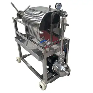 Stainless Steel Food Grade Plate and Frame filter press for wine oil milk filtration