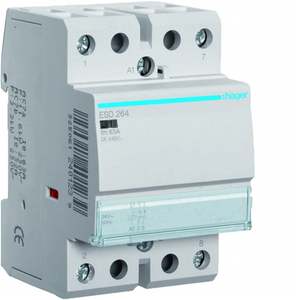ESD264 Personalizzabile con Contattore Standard Hager 63 A 24 V AC 2 NC 3 Moduli DIN - Product Image 1