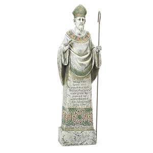 ST Patrick Oración irlandesa Religiosa Jardín al aire libre Estatua Colección Estatua religiosa Sagrada Familia Patrón Santo Decoración - Product Image 1