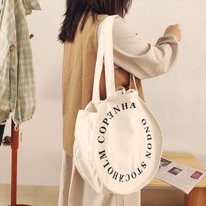 Sac à bandoulière en toile pour femme, personnalisable avec lettres DIY, sac à main écologique, imperméable, portable, organisateur de courses, fourre-tout d'été - Product Image 2