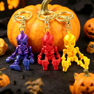 Esqueleto Articulado Impreso en 3D Personalizado para Niños y Niñas, Ideal para Halloween |   Decoración para Fiesta de Halloween - Product Image 1
