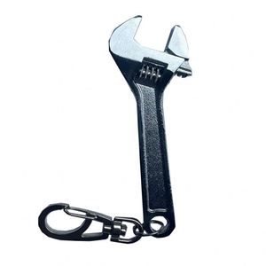 Porte-clés clé à cliquet 10 mm en métal, multifonction, accessoires de voiture, mini-outils ajustables, pendentifs de sac - Product Image 6