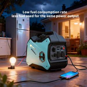 공장 직송 3kW 3000w 무소음 인버터 발전기, 가정용 비상 전원, 재고 있음, 즉시 배송 - Product Image 1