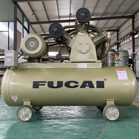 FUCAI usine vente directe Portable entraîné par courroie 5.5hp modèle FC-0.48/8 compresseur d'air à Piston sans huile sans huile à usage intensif
