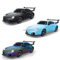 Voiture de course RC 4x4 à l'échelle 1/24, vitesse maximale de 20 km/h, 6 canaux, contrôlée par application, pour l'intérieur et l'extérieur, avec câble USB
