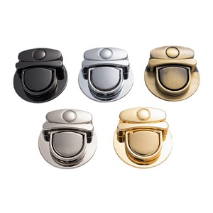 Khóa Ví Tròn Bằng Kim Loại Khóa Kẹp Lưỡi 22 36 44 Mm Khóa Kẹp Ly Hợp Phụ Kiện Sửa Chữa Túi Màu Bạc Vàng Đồng Màu Đen - Product Image 6