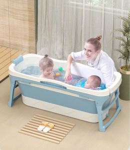 Manufacturer Supplies Adult Foldable Eco-Friendly Bath <b>Buckets</b> Bath Tools Full Body Steaming Soaking Dual-Use Home Bathroom - Product Image 4