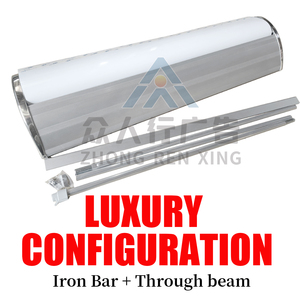 Produzione prezzo di fabbrica portatile Roll up espositore con Base larga in plastica Banner Pull-Up sfondo Kakemono Roll up Stand - Product Image 4