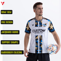 Grosir kaus sepak bola asli dewasa kustom kaus pria lengan pendek gambar cetak kaus sepak bola sejuk untuk pria WOX989