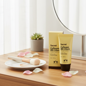 Crema BB con Colágeno Secreto Christian Dean, Antiarrugas, Aclarante, para Ojeras, Base de Maquillaje, Natural, K-BEAUTY Coreano - Product Image 3