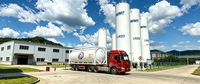 Tanque ISO de Transporte de Dióxido de Carbono de Grado Alimenticio con 21000 Litros de Aislamiento al Vacío, 2.2MPa, Certificado por USDOT, IMDG, ADR y RID