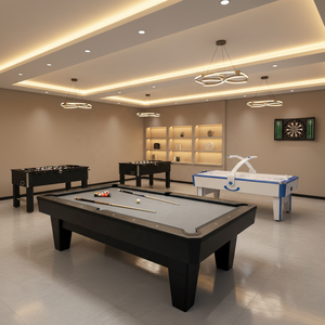 Table de <span class=keywords><strong>billard</strong></span> professionnelle 9FT de qualité tournoi, avec cadre en bois massif, plateau en ardoise américaine, pour <span class=keywords><strong>billard</strong></span> à neuf boules, prix de gros - Product Image 1