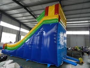 Toboggan sec gonflable à double terre en PVC classique bon marché pour entreprise de location de fête - Product Image 3