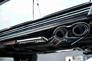 Terminali di Scarico LED per Mercedes Benz <span class=keywords><strong>Classe</strong></span> G W464 <span class=keywords><strong>AMG</strong></span> G63 Stile G900 in Fibra di Carbonio Secca, <span class=keywords><strong>Paraurti</strong></span> Stile B, Speed AUTO Rocket Nuovo - Product Image 5