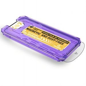 Bloqueo de luz azul anti Peek Stealth HD teléfono celular película protectora de pantalla de vidrio templado con kit de fácil instalación - Product Image 3
