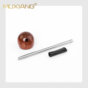 MUXIANG Wooden Tobacco Pipe Rosewood Straight Type For Smoking Gift - Product Image 3