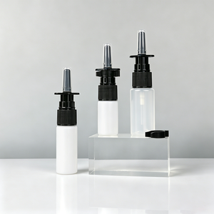 Frasco pulverizador lateral de plástico HDPE de 10ml, 15ml, 20ml, botella de plástico con pulverizador nasal pequeño de niebla fina y tapa antipolvo - Product Image 2