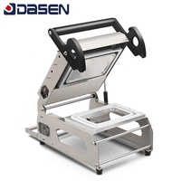Machine de scellage manuelle pour barquettes en plastique DASEN, facile à utiliser, pour l'emballage alimentaire à domicile, pour le déjeuner
