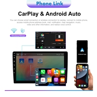 Zmecar Android 10 Autoradio de voiture Système Android Alpine Autoradio Lecteur Dvd Écran tactile 7 pouces Carplay 1 Din Android Car Dvd Pl
