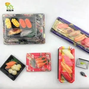 Japanischen Stil Kunststoff Lebensmittel Behälter Wegnehmen einweg tiffin lunch box