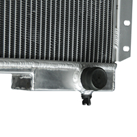 Radiateur de refroidissement en aluminium complet de 488 mm de large pour Toyota LandCruiser FJ40 FJ45 3.9L essence MT