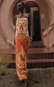 ชุดเดรสชายหาดสไตล์โบฮีเมีย<span class=keywords><strong>น</strong></span>สำหรับปาร์ตี้ฤดูร้อนเซ็กซี่ชุดเดรสโบฮีเมีย<span class=keywords><strong>น</strong></span>ชุดเดรสยาวโชว์หลังมีสายรัดสปาเก็ตตี้สำหรับผู้หญิง - Product Image 4