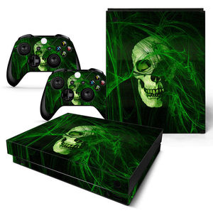 Full Set Faceplates Vinyl Skin Sticker Film for <strong>Xbox</strong> <strong>One</strong> <strong>X</strong> <strong>Console</strong> and Two Controller Stickers Removable Decals Protector - Product Image 1