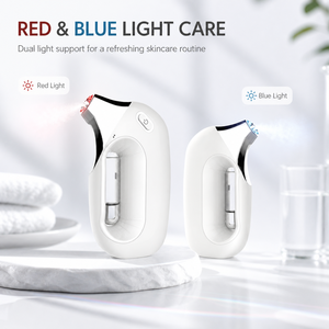 High Pressure Oxygen Injector Skin Rejuvenation Hydrating Oxygen Jet Facial Sprayer with <b>Red</b> Blue Light for Home and Salon Use - Product Image 4
