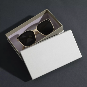 Boîte à lunettes de luxe personnalisée avec logo, boîte en papier rigide, étui à rabat, boîte d'emballage en carton pour lunettes de soleil, bijoux - Product Image 6