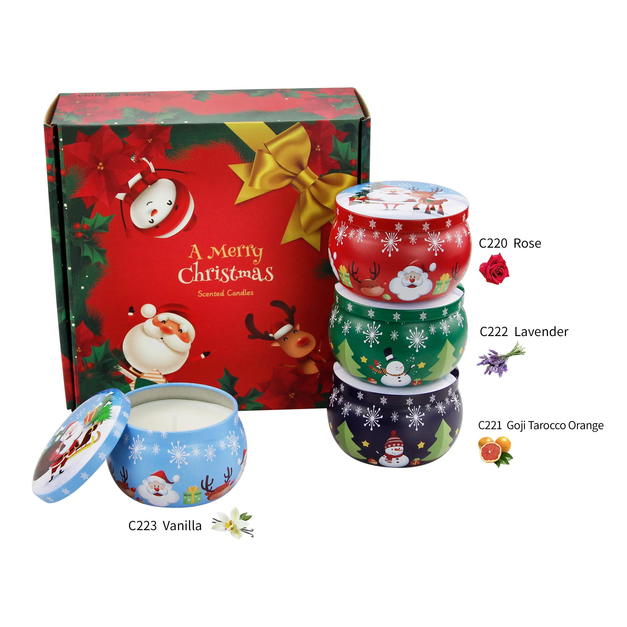 Luxury Wholesale Aroma Soy Wax Tin Candle Professional Manufacture High Quality Scented Tin Candles