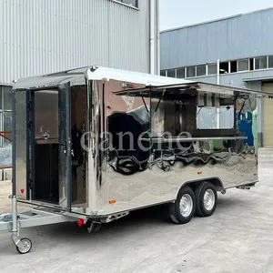 Carrito de Comida Móvil Personalizado para Cafetería, Remolque de Comida con Certificación CE, Gran Venta - Product Image 4