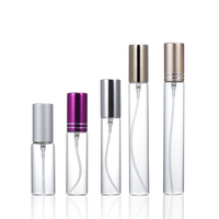 Fabrication de bouteilles à sertir personnalisées 6ml 8ml 10ml petit flacon en verre pour atomiseur de parfum avec pompe de pulvérisation en plastique mini testeur