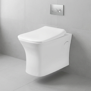 Nouveau sanitaire en céramique sans bordure, une pièce, toilettes à réservoir dissimulé, toilettes murales suspendues, WC avec mécanismes de rinçage - Product Image 2