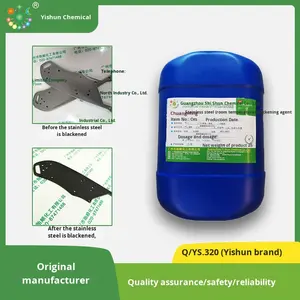 Ad alta temperatura annerimento liquido in acciaio inox rame lega di alluminio trattamento superficiale colorante ruggine prodotti chimici di protezione lucidi - Product Image 5