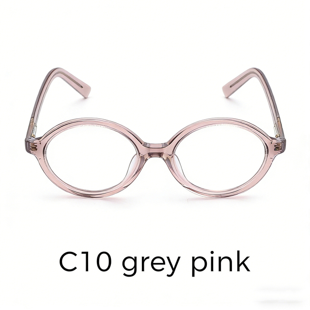 2026 Fashion Women's Oval Shape Acetate Eyeglass Frames M001-2