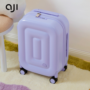Nouveau produit <span class=keywords><strong>Aji</strong></span> Valise légère à roulettes PC Valise à roulettes de luxe Sac de voyage Valises vintage - Product Image 6