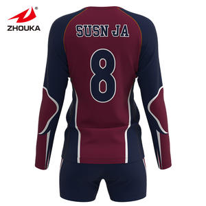 Zhouka Design gratuito di qualsiasi colore da <span class=keywords><strong>pallavolo</strong></span> uniforme da donna vestiti da <span class=keywords><strong>pallavolo</strong></span> per <span class=keywords><strong>Set</strong></span> - Product Image 3